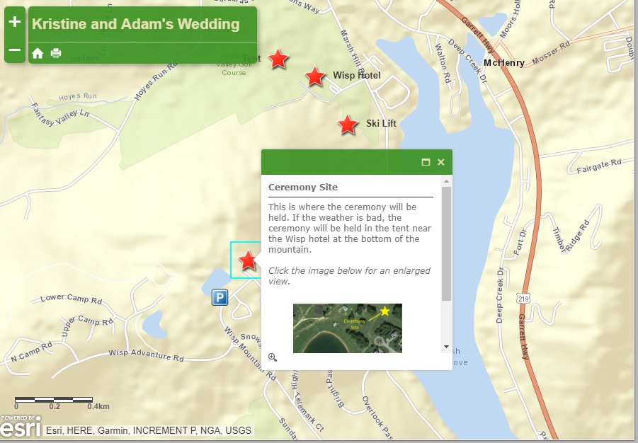 Story Maps -Story telling - Wedding Map